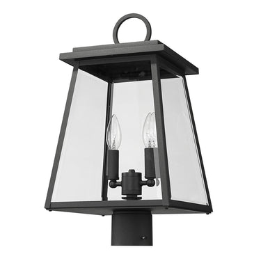 Z Lite Broughton 2 Light 19" Outdoor Post Mount Fixture 4