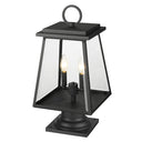 Z Lite Broughton 2 Light 23" Outdoor Pier Mounted Fixture 1
