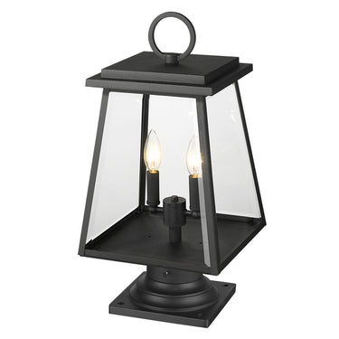 Z Lite Broughton 2 Light 23" Outdoor Pier Mounted Fixture 1