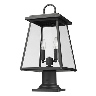 Z Lite Broughton 2 Light 23" Outdoor Pier Mounted Fixture 4