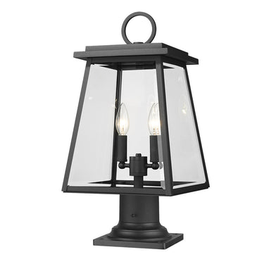 Z Lite Broughton 2 Light 23" Outdoor Pier Mounted Fixture 