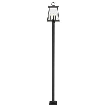 Z Lite Broughton 4 Light 115" Outdoor Post Mounted Fixture 1