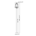Z Lite Broughton 4 Light 115" Outdoor Post Mounted Fixture 7