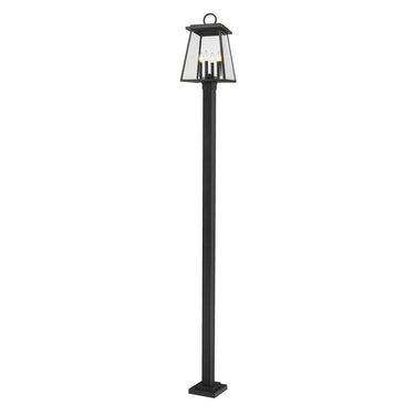 Z Lite Broughton 4 Light 115" Outdoor Post Mounted Fixture 