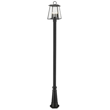 Z Lite Broughton 4 Light 116" Outdoor Post Mounted Fixture 1