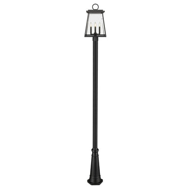 Z Lite Broughton 4 Light 116" Outdoor Post Mounted Fixture 2