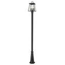 Z Lite Broughton 4 Light 116" Outdoor Post Mounted Fixture 