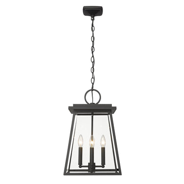 Z Lite Broughton 4 Light 19" Outdoor Chain Mount Ceiling Fixture 1