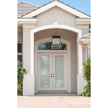 Z Lite Broughton 4 Light 19" Outdoor Chain Mount Ceiling Fixture 6