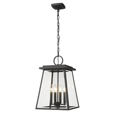 Z Lite Broughton 4 Light 19" Outdoor Chain Mount Ceiling Fixture 