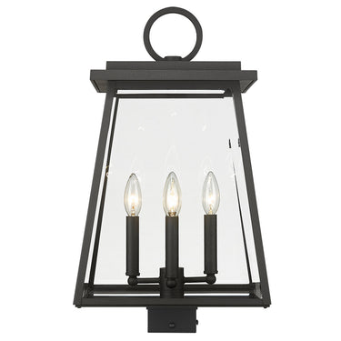 Z Lite Broughton 4 Light 21" Outdoor Post Mount Fixture 1
