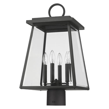 Z Lite Broughton 4 Light 22" Outdoor Post Mount Fixture 4