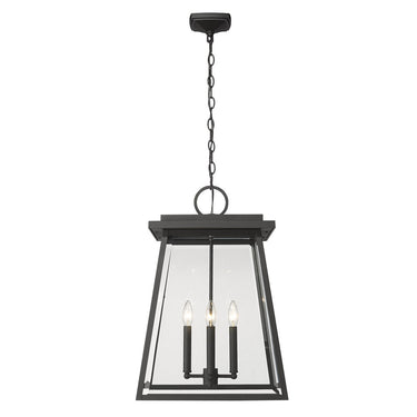Z Lite Broughton 4 Light 23" Outdoor Chain Mount Ceiling Fixture 1