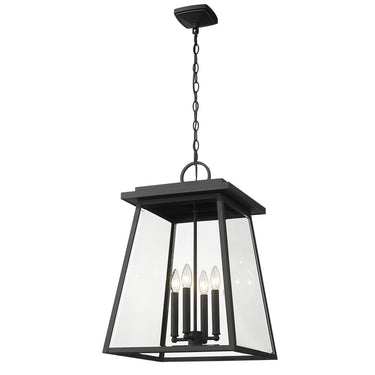 Z Lite Broughton 4 Light 23" Outdoor Chain Mount Ceiling Fixture 2