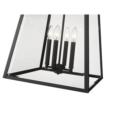 Z Lite Broughton 4 Light 23" Outdoor Chain Mount Ceiling Fixture 3