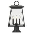 Z Lite Broughton 4 Light 24" Outdoor Pier Mounted Fixture - 521PHBR-533PM-BK 1
