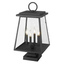 Z Lite Broughton 4 Light 24" Outdoor Pier Mounted Fixture - 521PHBS-SQPM-BK 1