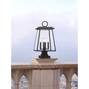 Z Lite Broughton 4 Light 24" Outdoor Pier Mounted Fixture - 521PHBS-SQPM-BK 6