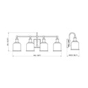 Z Lite Bryant 4 Light Vanity Wall Sconce 7