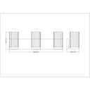 Z-Lite Burk 3 Light Vanity Wall Sconce 7