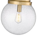 Z-Lite Calhoun 1 Light Flush Mount 18