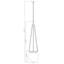 Z-Lite Calhoun 13" 1 Light Pendant 7