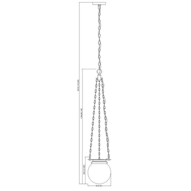 Z-Lite Calhoun 9" 1 Light Pendant 7