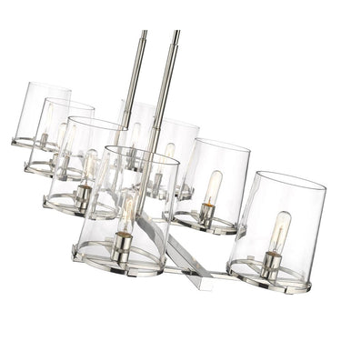 Z-Lite Callista 22" 8 Light Linear Chandelier 11