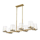 Z-Lite Callista 22" 8 Light Linear Chandelier 19