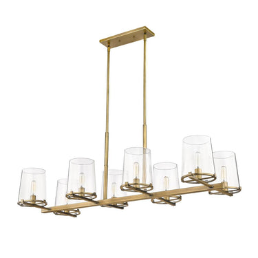 Z-Lite Callista 22" 8 Light Linear Chandelier 19