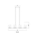 Z-Lite Callista 22" 8 Light Linear Chandelier 7
