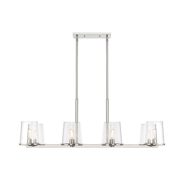 Z-Lite Callista 22" 8 Light Linear Chandelier 9