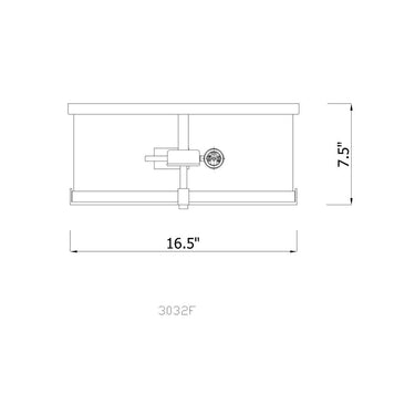 Z-Lite Callista 3 Light Flush Mount 7
