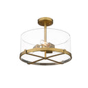 Z-Lite Callista 3 Light Semi Flush Mount 17