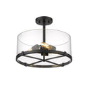 Z-Lite Callista 3 Light Semi Flush Mount 2