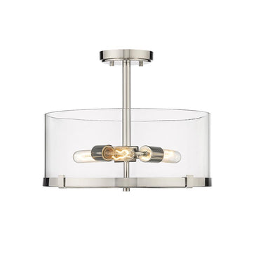 Z-Lite Callista 3 Light Semi Flush Mount 9