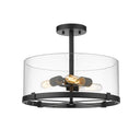 Z-Lite Callista 3 Light Semi Flush Mount 