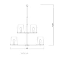 Z-Lite Callista 38" 9 Light Chandelier 7