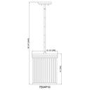 Z-Lite Carnaby 10" 3 Light Pendant 7
