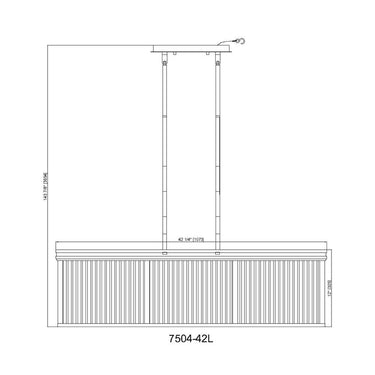 Z-Lite Carnaby 12" 10 Light Pendant 7
