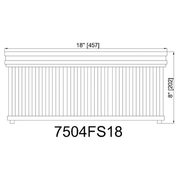 Z-Lite Carnaby 4 Light Flush Mount - 7504FS18 7