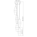 Z-Lite Cayden 12" 5 Light Chandelier 7