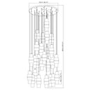 Z-Lite Cayden 36" 27 Light Chandelier 7