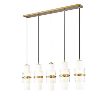Z-Lite Cayden 4.75" 5 Light Linear Chandelier 15