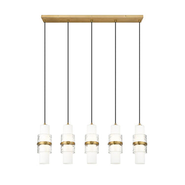 Z-Lite Cayden 4.75" 5 Light Linear Chandelier 16
