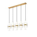 Z-Lite Cayden 4.75" 5 Light Linear Chandelier 17
