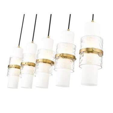 Z-Lite Cayden 4.75" 5 Light Linear Chandelier 18
