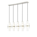 Z-Lite Cayden 4.75" 5 Light Linear Chandelier 