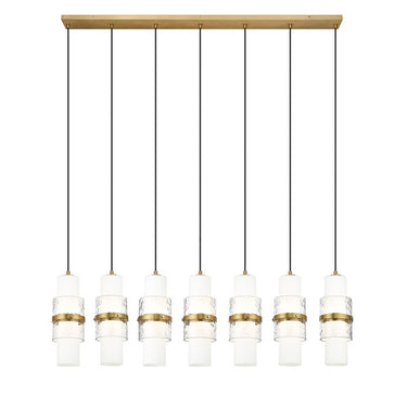 Z-Lite Cayden 4.75" 7 Light Linear Chandelier 16