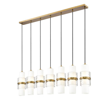 Z-Lite Cayden 4.75" 7 Light Linear Chandelier 17